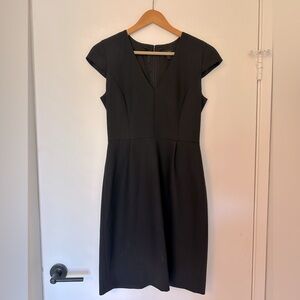 J. Crew Cap Sleeve Dress • Black • Size 0